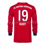 Bundesliga Fotballdrakter Bayern München 2018-19 Sebastian Rudy 19 Hjemme Draktsett Langermet